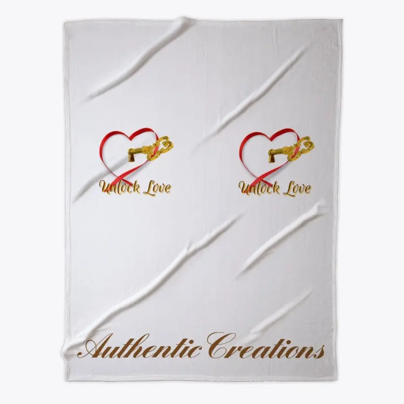 Unlock Love Fleece Blanket